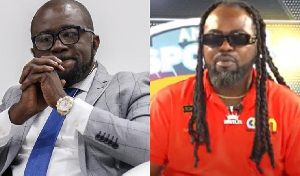 GFA President, Kurt Okraku and Prince Tagoe