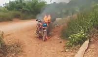 Photo of the motorbike