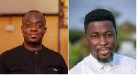 A photo collage of Justin Kodua Frimpong [L] and A Plus [R]