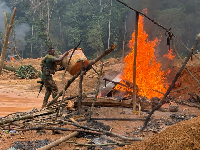 The Task Force conducted a reconnaissance patrol within the Atiwa Forest Reserve