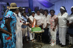 Golfers nationwide celebrate Mona Captan at Golden Jubilee Swing in Tema