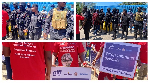 Huge police presence at Tema as shippers and freight forwarders protest over exploitative practices