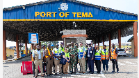 The inspection, conducted in collaboration with the Ghana Maritime Authority