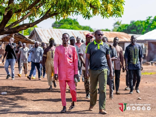 MP John Abdulai Jinapor during the engagement in Tuluwe