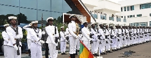 Some officers of Ghana Navy