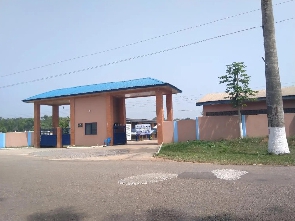 The entrance to Benkum Senior High School