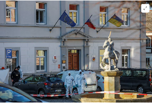 Gunman kills one, wounds six others in Czech town hall before killing self