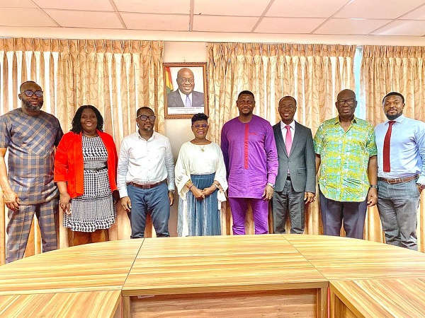 GSA boss, Ms. Benonita Bismarck with Peter K. Mensah, Vice President of GIFF after signing ceremony