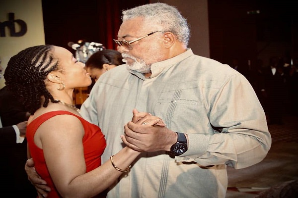 Zanetor and his late father, former President Jerry John Rawlings