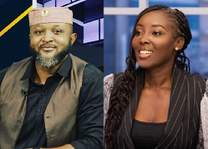 National Sports Authority boss Yaw Ampofo Ankrah and his deputy Veronica Commey