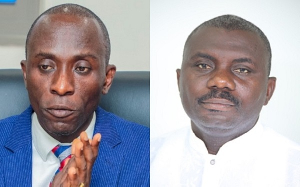 NPP Deputy National Communication Director Ernest Owusu-Bempah and ex-NPP MP Samuel Ayeh-Paye