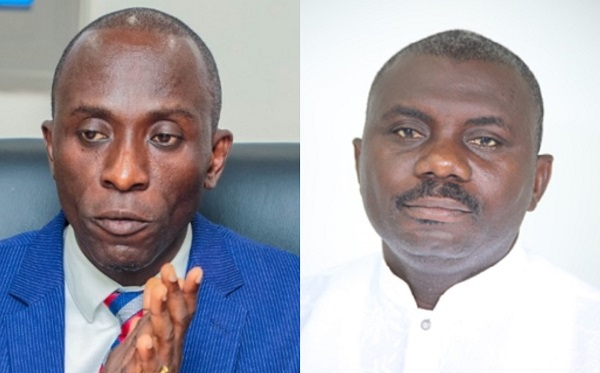 NPP Deputy National Communication Director Ernest Owusu-Bempah and ex-NPP MP Samuel Ayeh-Paye