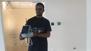 GalamSense machine being displayed