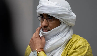 Al Hassan Ag Abdoul Aziz pictured at the courtroom of the International Criminal Court in The Hague