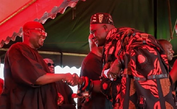 Vice President Bawumia at the Sunyanimanhene's funeral