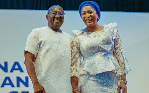 Dr Bawumia and his wife, spotted here, have been taken to safety, reports say