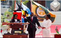 Kithure Kindiki took his oath as Kenya's new deputy president in the capital, Nairobi