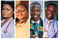 Jochebed Adwoa Sutherland (L), Rachel Amaning Kwarteng, Anthony Papa Eliason and Wonder Sarfo-Ansah