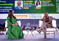Peace Hyde interviewing Lagos Governor Babajide Sanwo-Olu