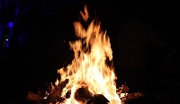 Blazing fire. Image: Wikimedia Commons/ Bishalbaral9