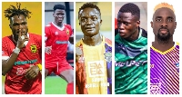 L-R Mukwala, Zeze, Ntamge, Aholou and Vital