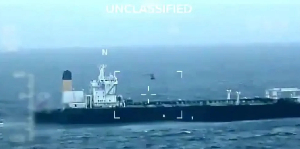 File photo of an oil tanker off Venezuela's coast