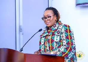 Fisheries minister, Mavis Hawa Koomson