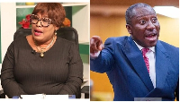 Nana Yaa Jantuah (L) has raised concerns over 'nobody