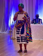 Asantefuohemaa of Sweden delivering a speech at the conference