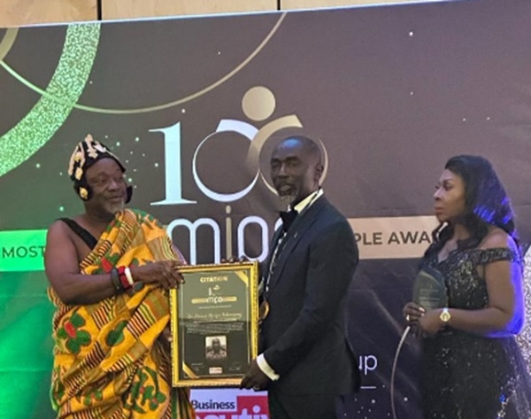 Dr Akwasi Afriyie Achampong has been honored