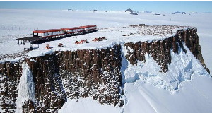 The Sanae IV research station in Antarctica where the alleged assault occurred