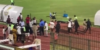 Ghanaian musician, Jay Bahd prevented from entering the pitch
