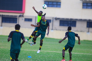 Some players of Kotoko during the training session