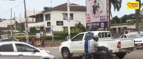 The abandoned traffic light has led to unprecedented havoc and chaos at the intersection