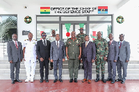 The visit was to congratulate the CDS on his appointment