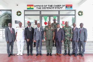 The visit was to congratulate the CDS on his appointment