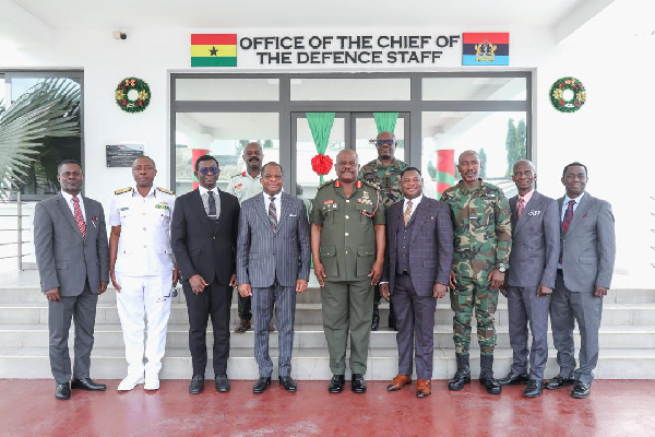 The visit was to congratulate the CDS on his appointment