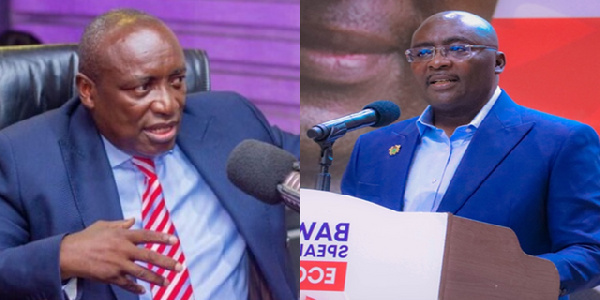 Kwabena Agyepong says he sent a text message to Bawumia about their decision