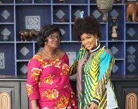 Terry Bonchaka's mother with Shatana