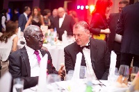Senior Minister, Yaw Osafo-Marfo with France Ambassador to Ghana, H.E. Francois Pujolas