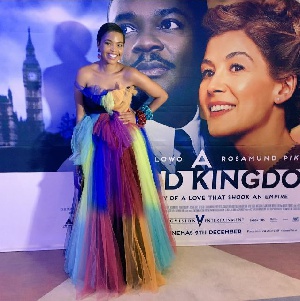 Amma Asante at the premiere of her movie 'A United Kigdom'