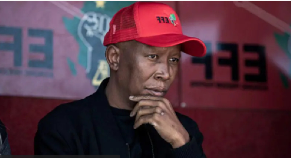Julius Malema bi di President of EFF and South Africa opposition leader