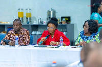 Energy Minister (left) and Ghana Gas CEO (right)