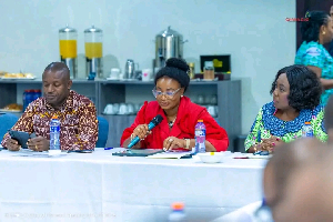 Energy Minister (left) and Ghana Gas CEO (right)