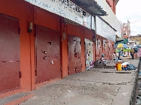 The closures left many enclaves in the Kumasi central business district empty