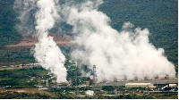 Kenya Electricity Generating Company’s geothermal wells in Nakuru County, Kenya in June 2020.