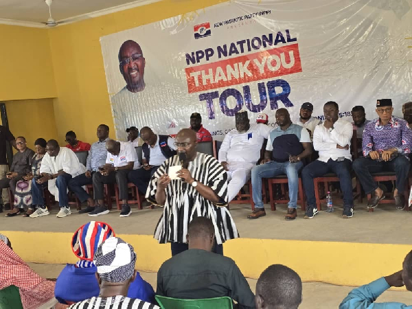 Dr Mahamudu Bawumia continues his thank you tour