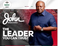 John Dramani Mahama, the elected flagbearer NDC