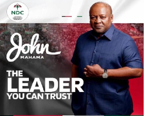 John Dramani Mahama, the elected flagbearer NDC