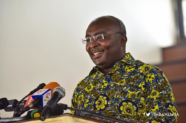 Vice President, Dr. Mahamudu Bawumia, speaking at the opening of the 69th UG New Year School